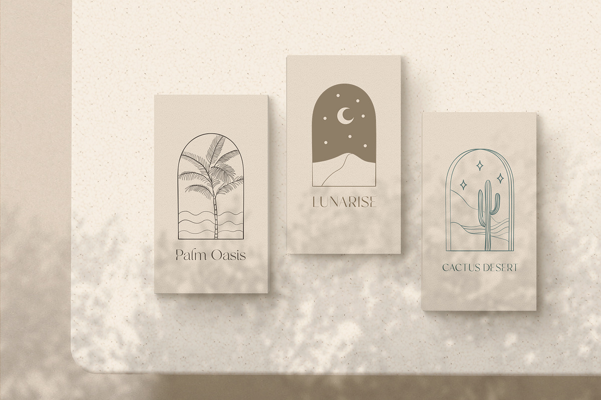 Bohemian Modern Arch Logo Elements., an Object Graphic by Olya Creative (Photo 3 of 3)