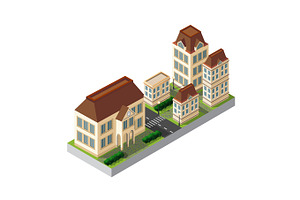 Isometric retro 3D, a Work Illustration by AlexZeL