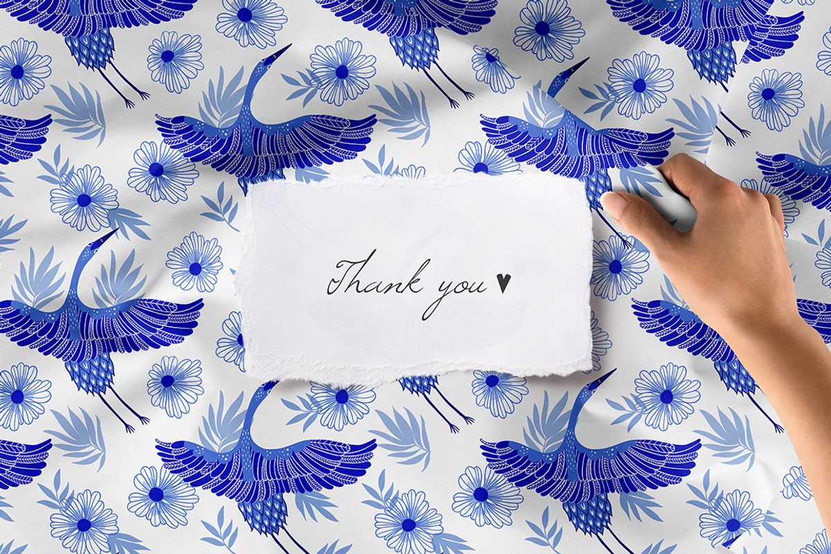 Blue Garden floral collection, an Object Graphic by DariSmartArt (Photo 11 of 11)
