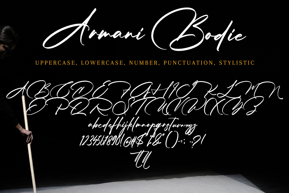 Armani Bodie, a Handwritten Font by HaKi Studio (Photo 5 of 5)
