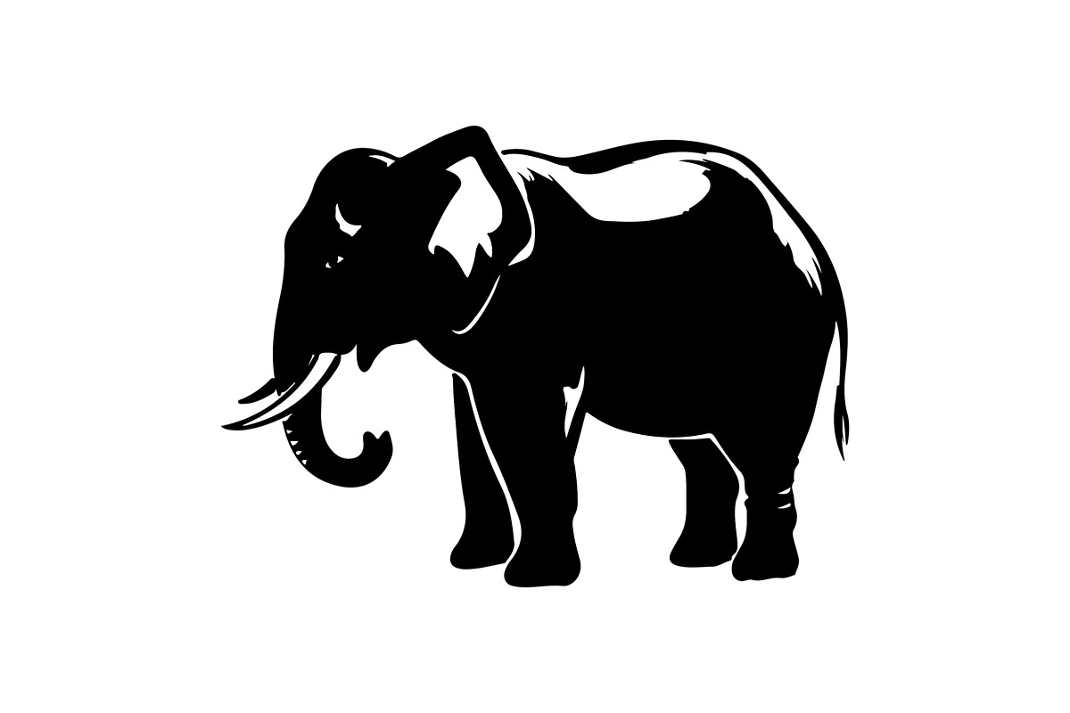 Elephant Vector Elements Bundle, an Animal Illustration by balal (Photo 8 of 17)