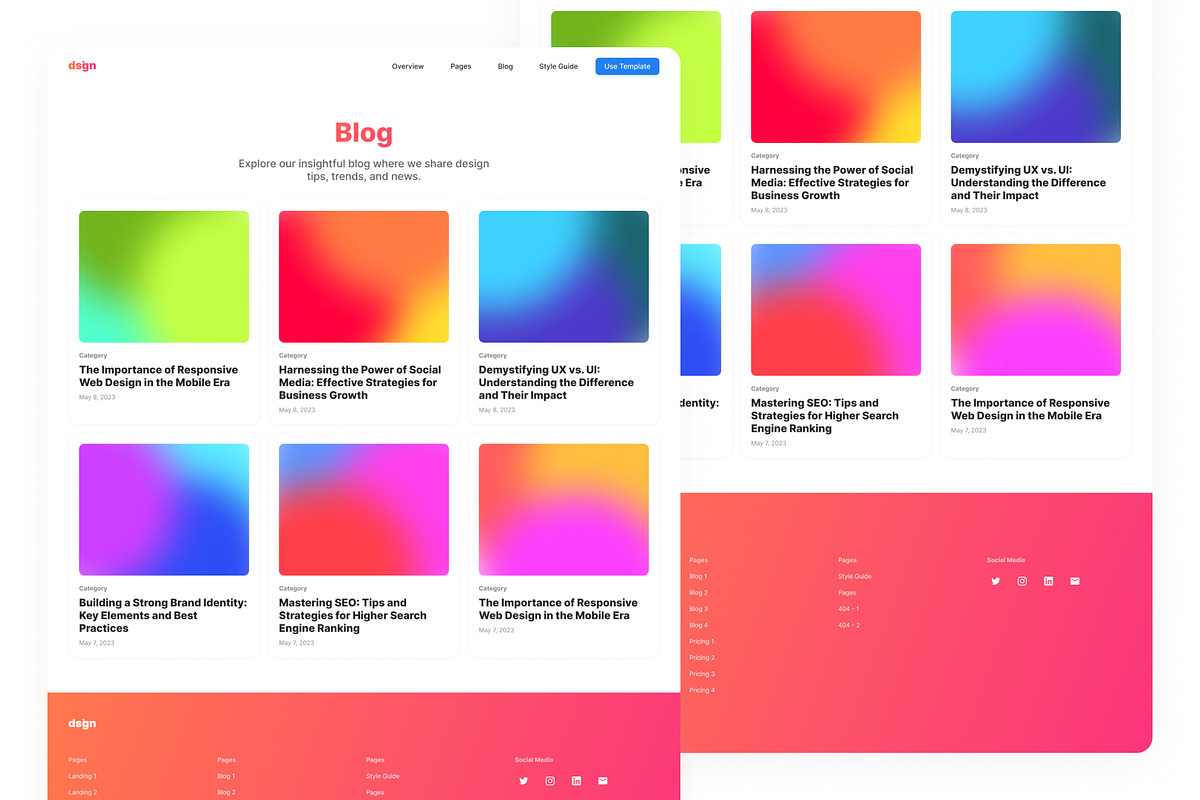 DSIGN - Framer Template, a Landing Page Template by 123 UXUI (Photo 2 of 4)