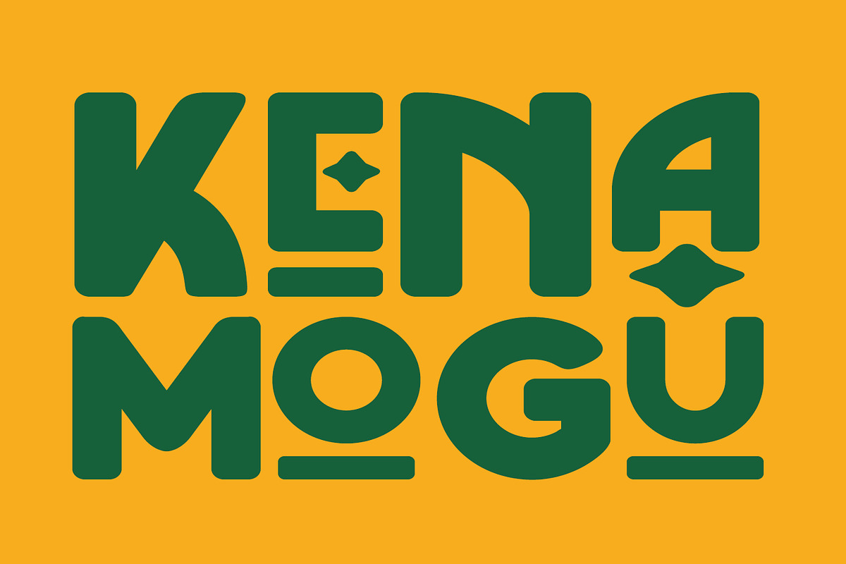 Ekina Kinigoo Bold Retro Font, a Sans Serif Font by WhymoreArt (Photo 2 of 9)