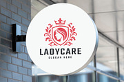 Lady Care Elegant Feminine Logo, a Branding & Logo Template by Design_Planet (Thumbnail 1 of 3)