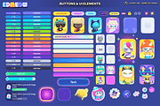 GUI - Neon2, an UI Kit Template by LAYERLAB (Thumbnail 3 of 34)