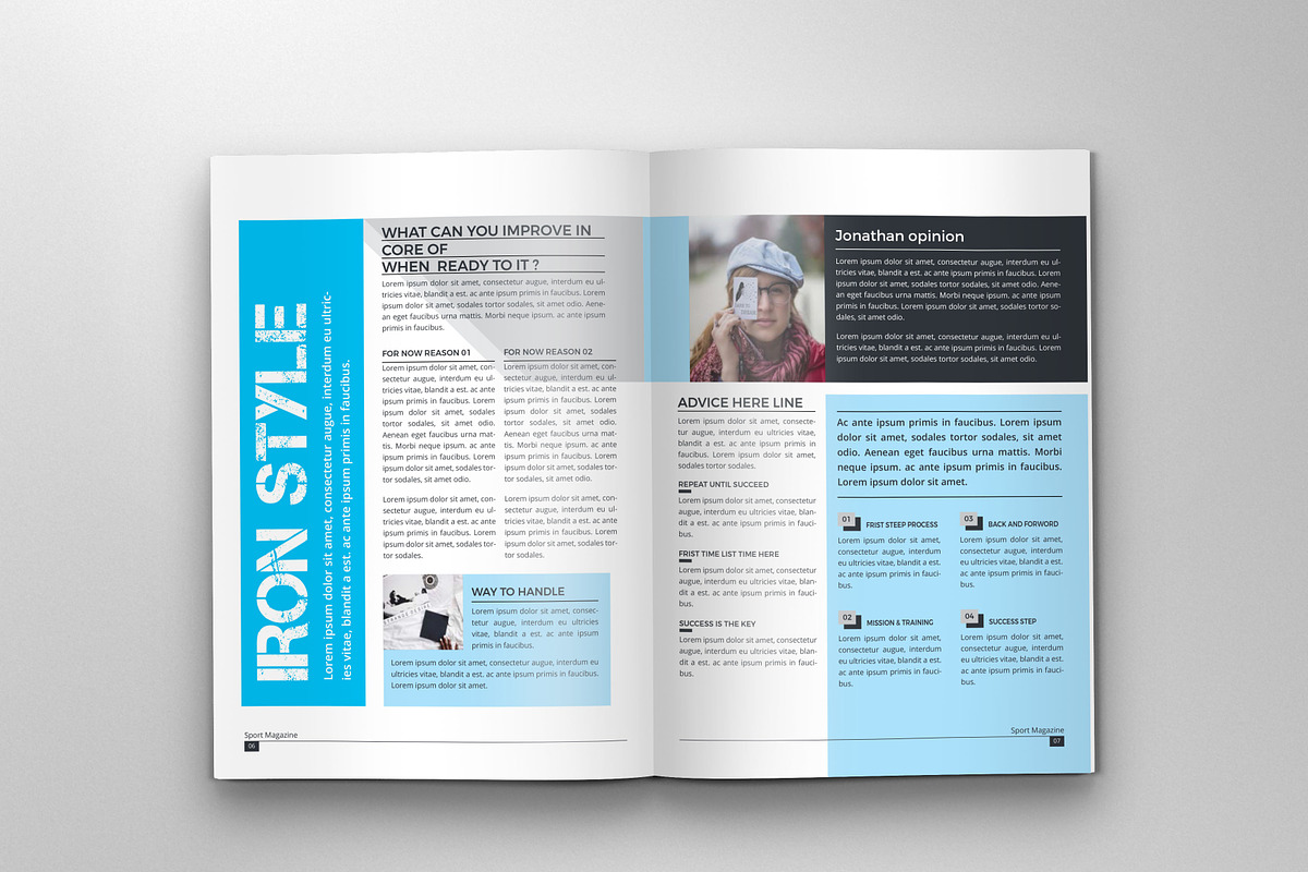 American Football Magazine Template, a Magazine Template by obidullah_01 (Photo 5 of 14)