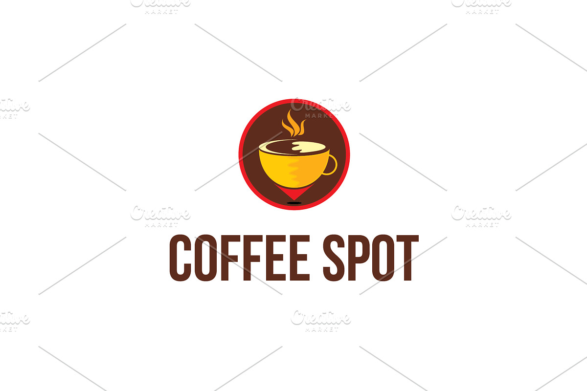 Coffee Spot Logo Template preview 2