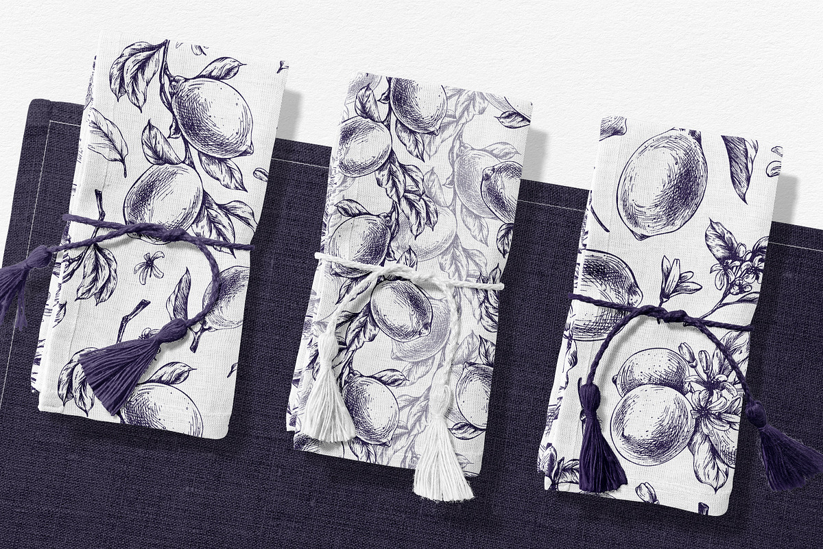 Vintage Lemon Engraving Collection, a Food Illustration by NATASHA CHU (Photo 13 of 14)