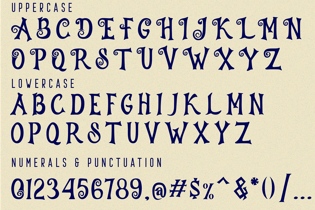 Halloween Emotions Font, a Serif Font by 177Studio (Photo 7 of 8)