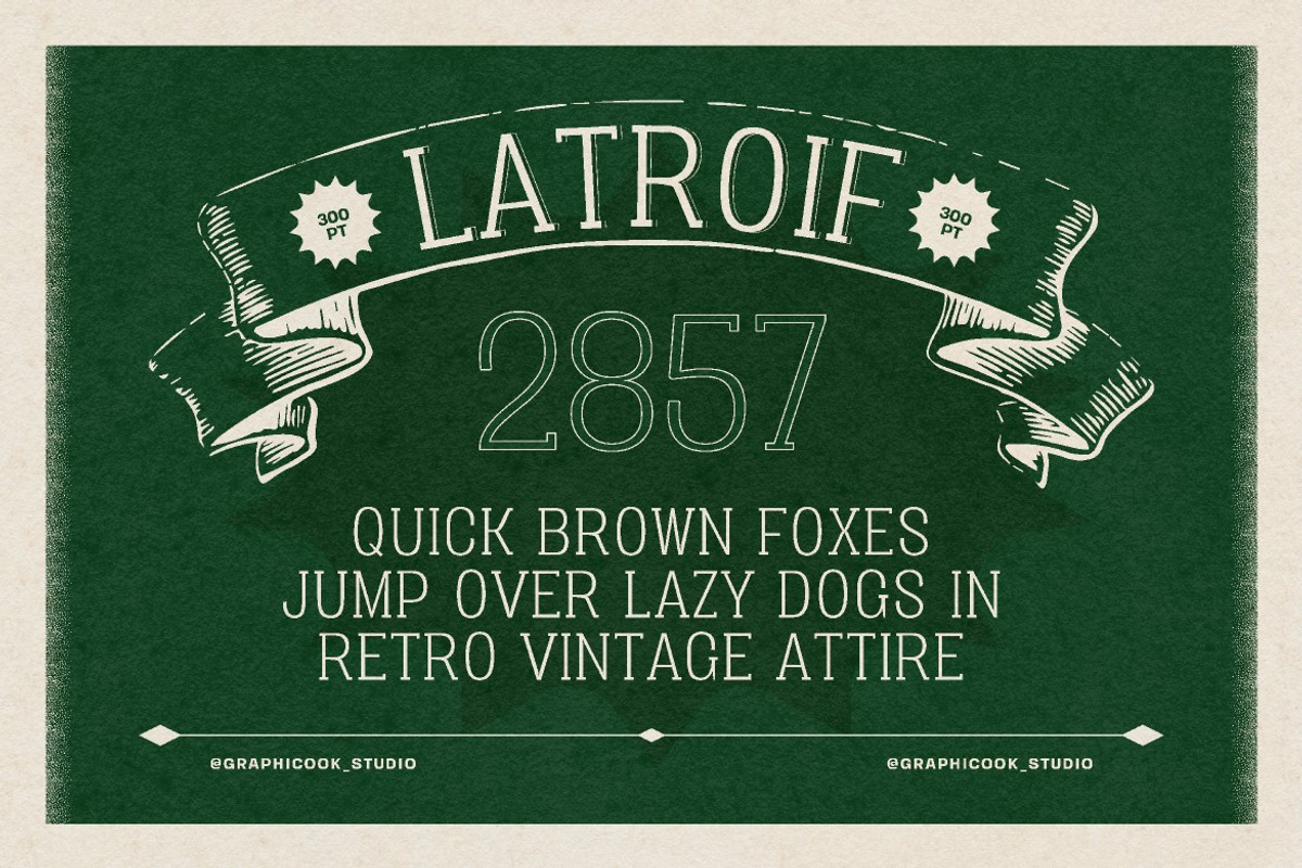 Latroif, a Serif Font by graphicook (Photo 5 of 10)