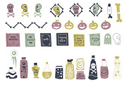 Halloween retro clipart purple, a Graphic by Natalia Gonzalez (Thumbnail 2 of 3)