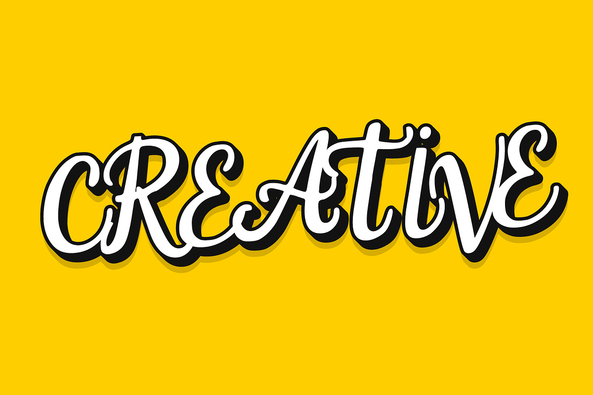 Handwriteen calligraphr font, a Handwritten Font by RAHMAT (Photo 1 of 3)