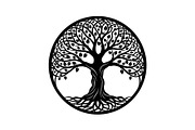 Sacred Tree of Life Vector Bundle, an Illustration by Designs_River (Thumbnail 33 of 51)