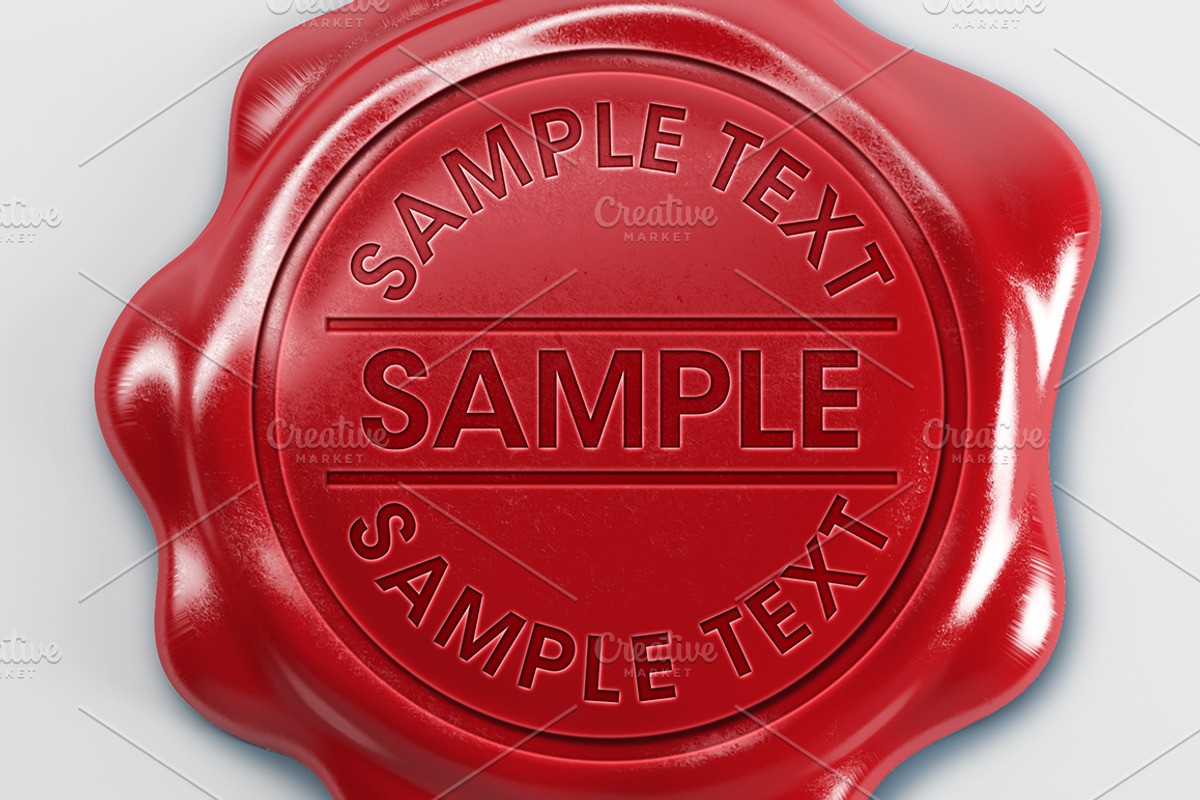 Wax Seals Mock-up, a Packaging Mockup by graystudio (Photo 5 of 7)
