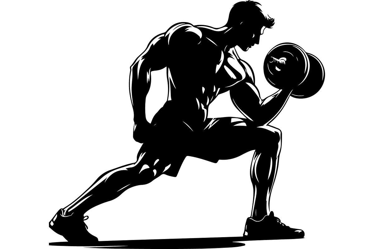 Bodybuilder Silhouette Bundle, an Object Graphic by Creativeshirt (Photo 5 of 13)