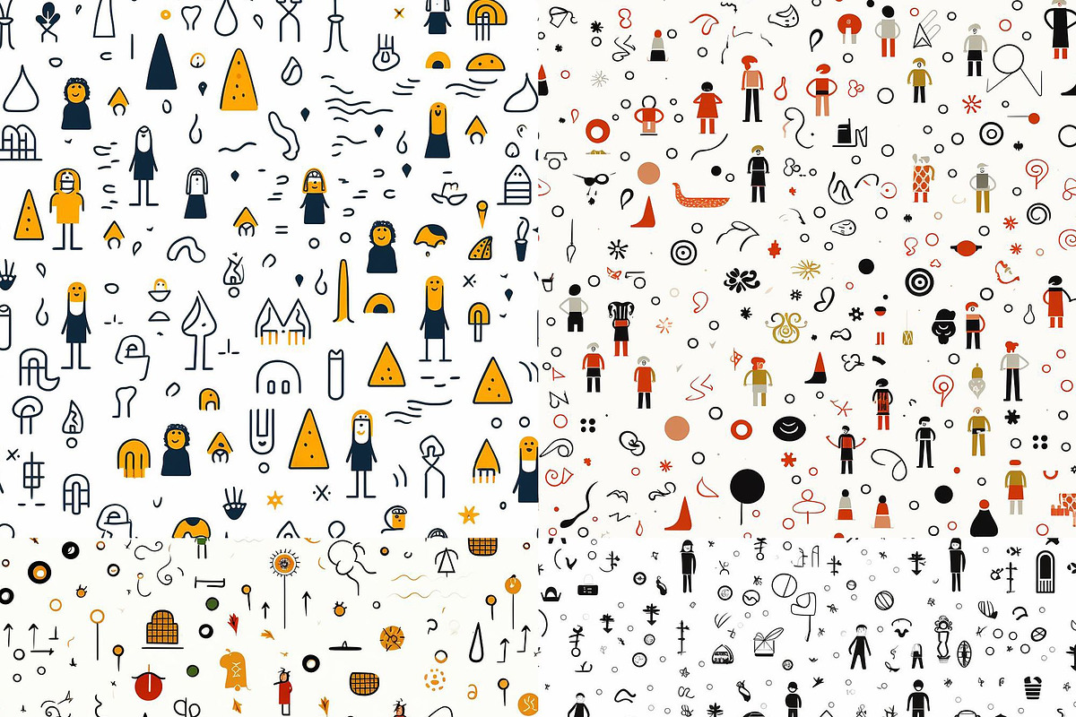 321 Midjourney Prompts for Patterns, a Pattern Graphic by Sevenstyles (Photo 6 of 10)