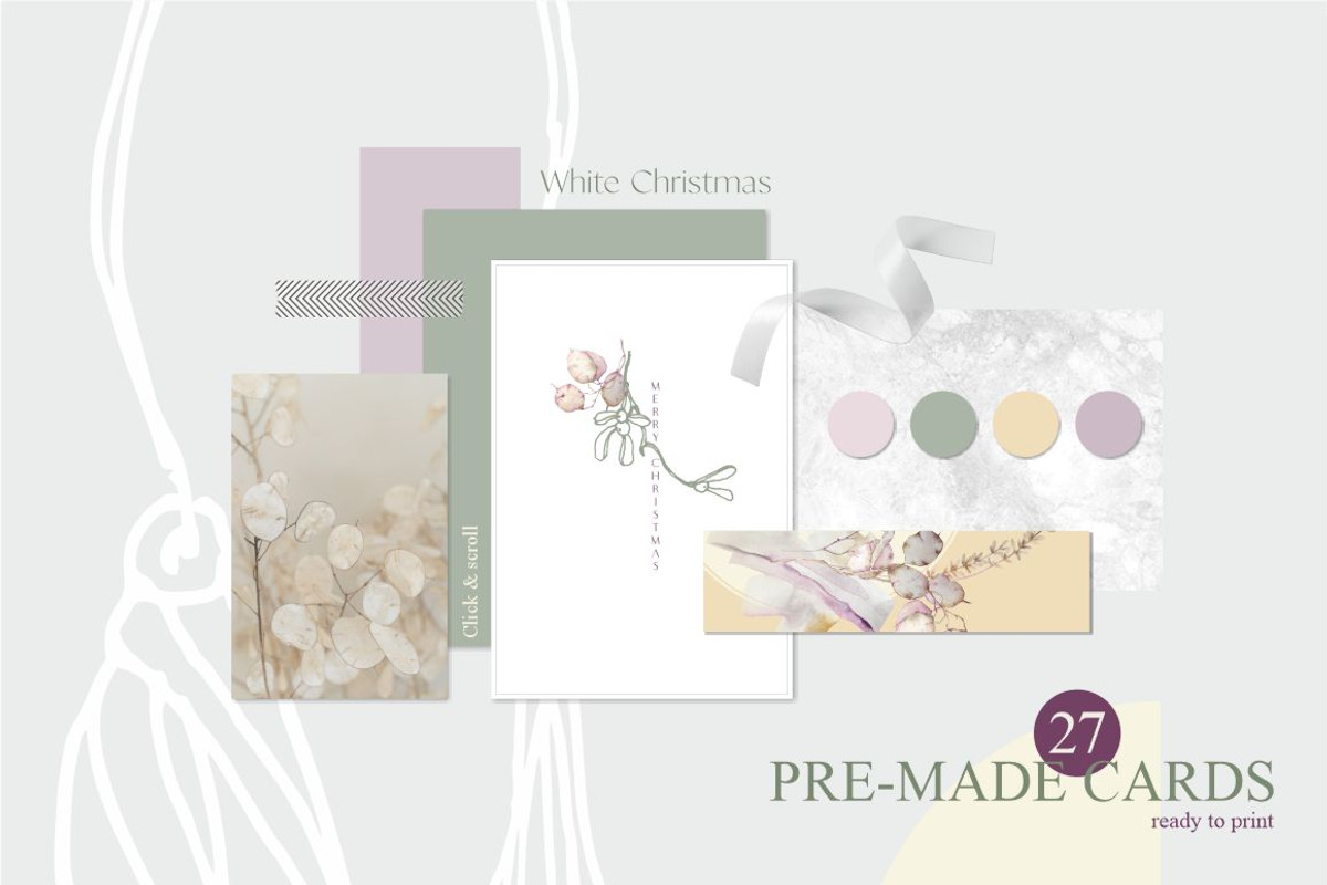 White Christmas, a Decorative Illustration by Collection by VY (Photo 2 of 13)