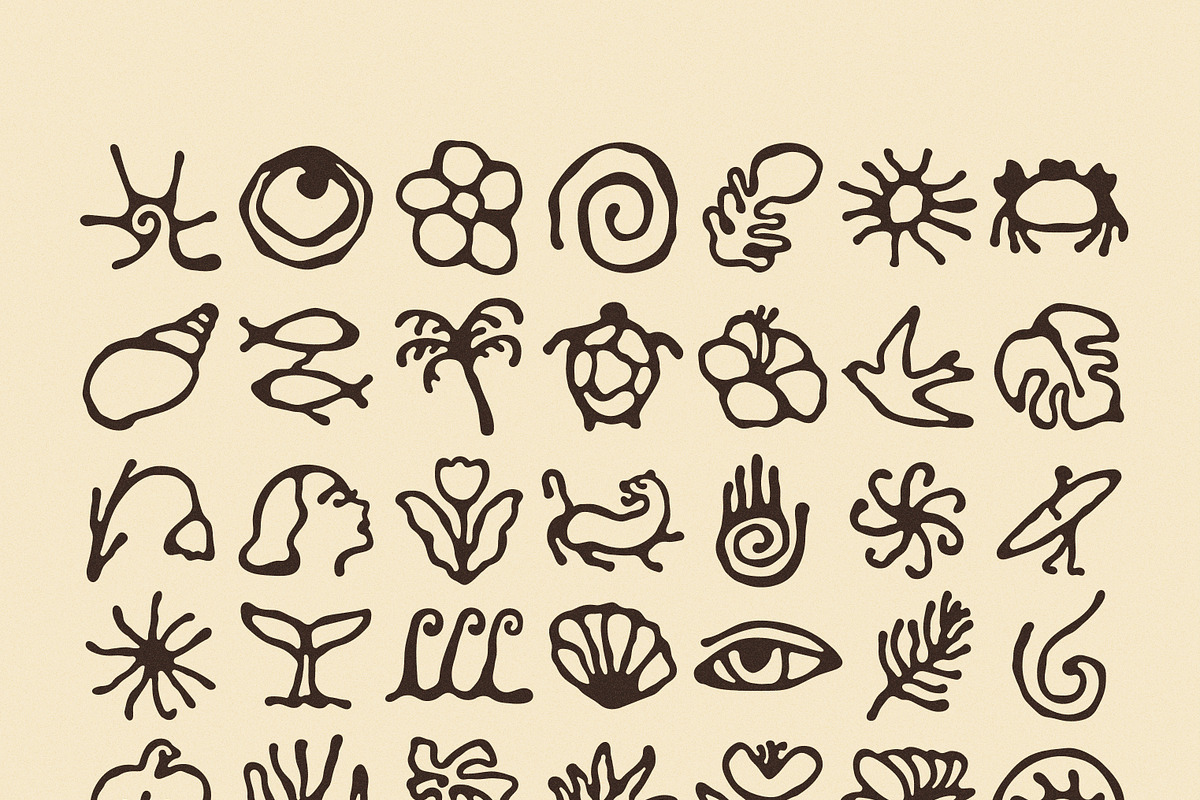 Salty Ink. Organic Shapes & Patterns, a Graphic by oxygen_8 (Photo 11 of 11)