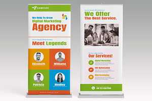 Business Rollup Banner Design, a Stationery Template by MightyDesign