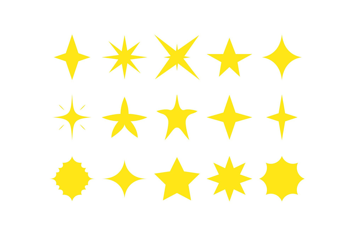 30 Sparkling Star design, an Object Graphic by Pikgura (Photo 3 of 4)