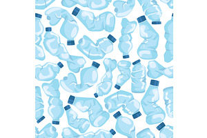 Crumpled and flattened plastic, a Food Illustration by Vectorbuum