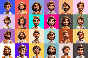 125 Animoji Avatars - Disney King