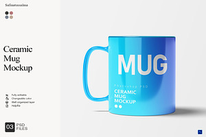 Ceramic Mug Mockup, a Product Mockup by Sweetdady