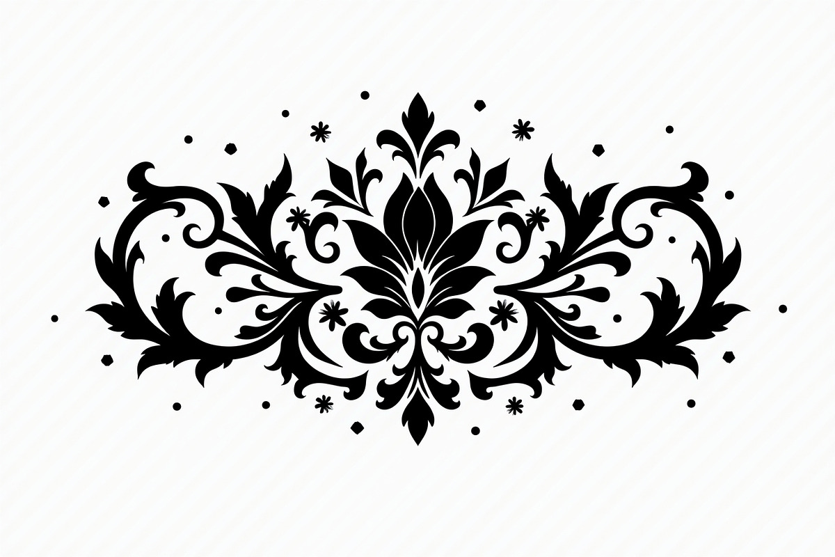 Vintage Flower Silhouette Pack, an Illustration by musafir_fashion (Photo 3 of 21)