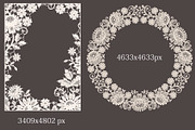 Classic lace frames and cliparts., a Pattern Graphic by Ajuga (Thumbnail 5 of 9)