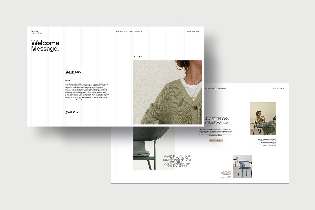 Expo | Brand Portfolio, a Presentation Template by creathrivestudio (Photo 5 of 10)