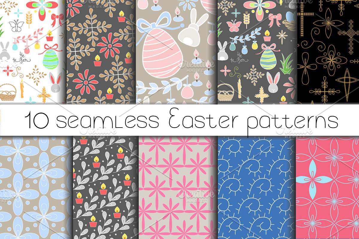 Easter collection, a Pattern Graphic by airdynamic (Photo 3 of 6)