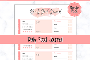 Daily Food Diary Printable