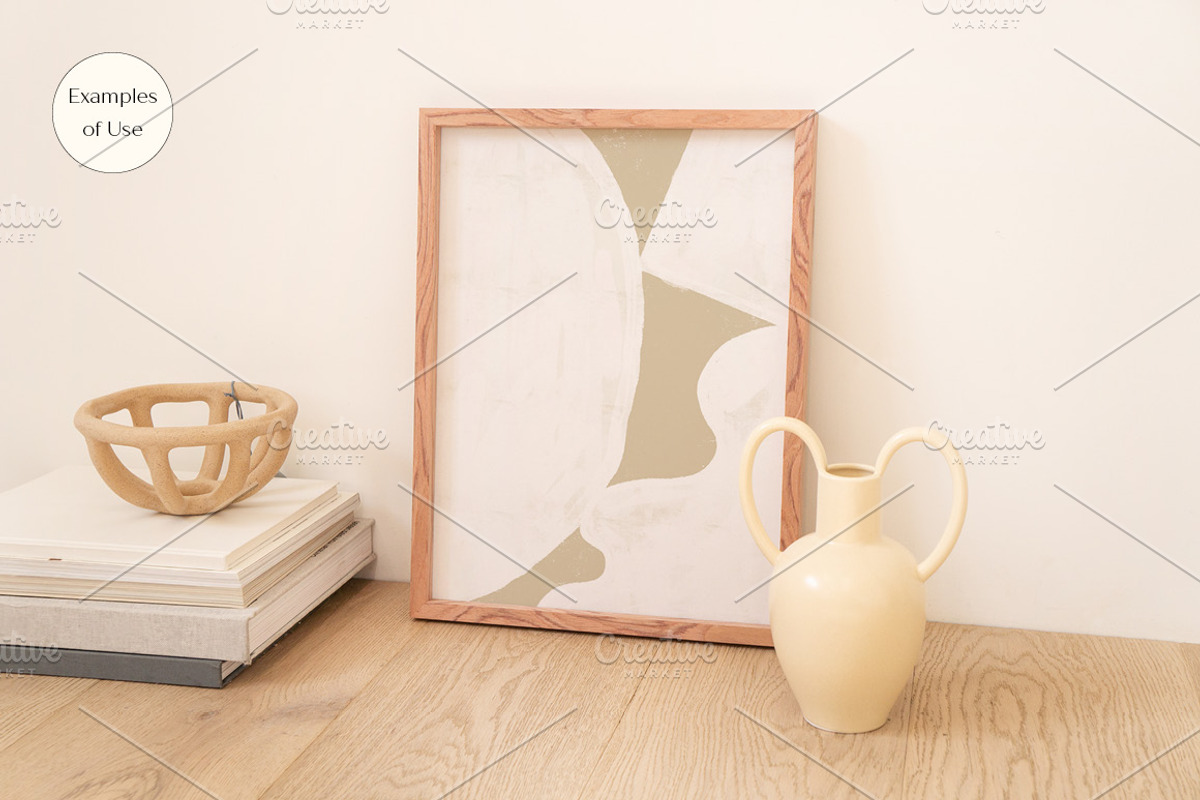 Frame Mockup Minimal Natural, a Print Template by LOPEstudio (Photo 3 of 5)