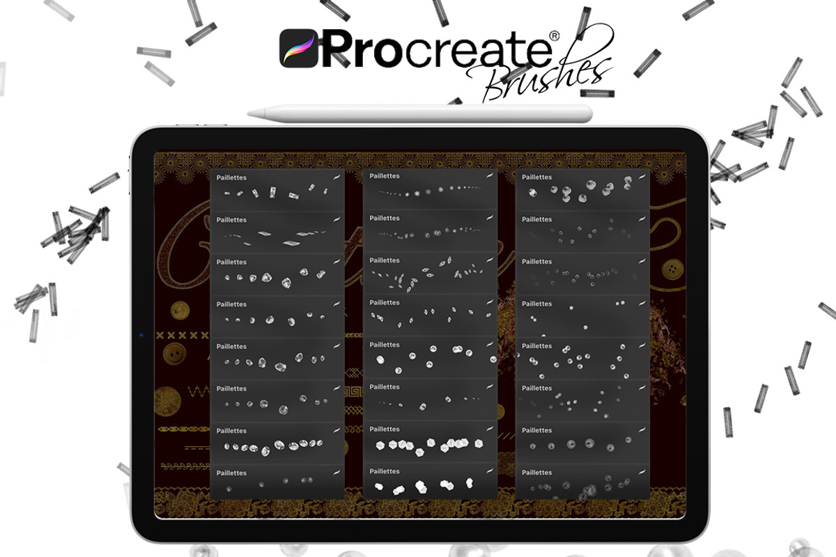 Couture Brushes for Procreate, a Brush Add-On by FaeryDesign (Photo 9 of 19)