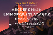THRONE - SVG and regular OTF font, a Script Font by Anna Zakharchenko (Thumbnail 8 of 10)