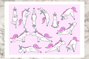 Unicorn's yoga set, an Illustration by CallMeStasia (Thumbnail 3 of 6)