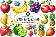 Watercolor Little Fruits PNG, an Illustration by SinaCreation (Thumbnail 1 of 5)