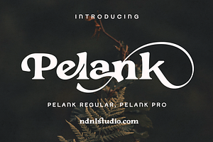 Pelank – Serif Font
