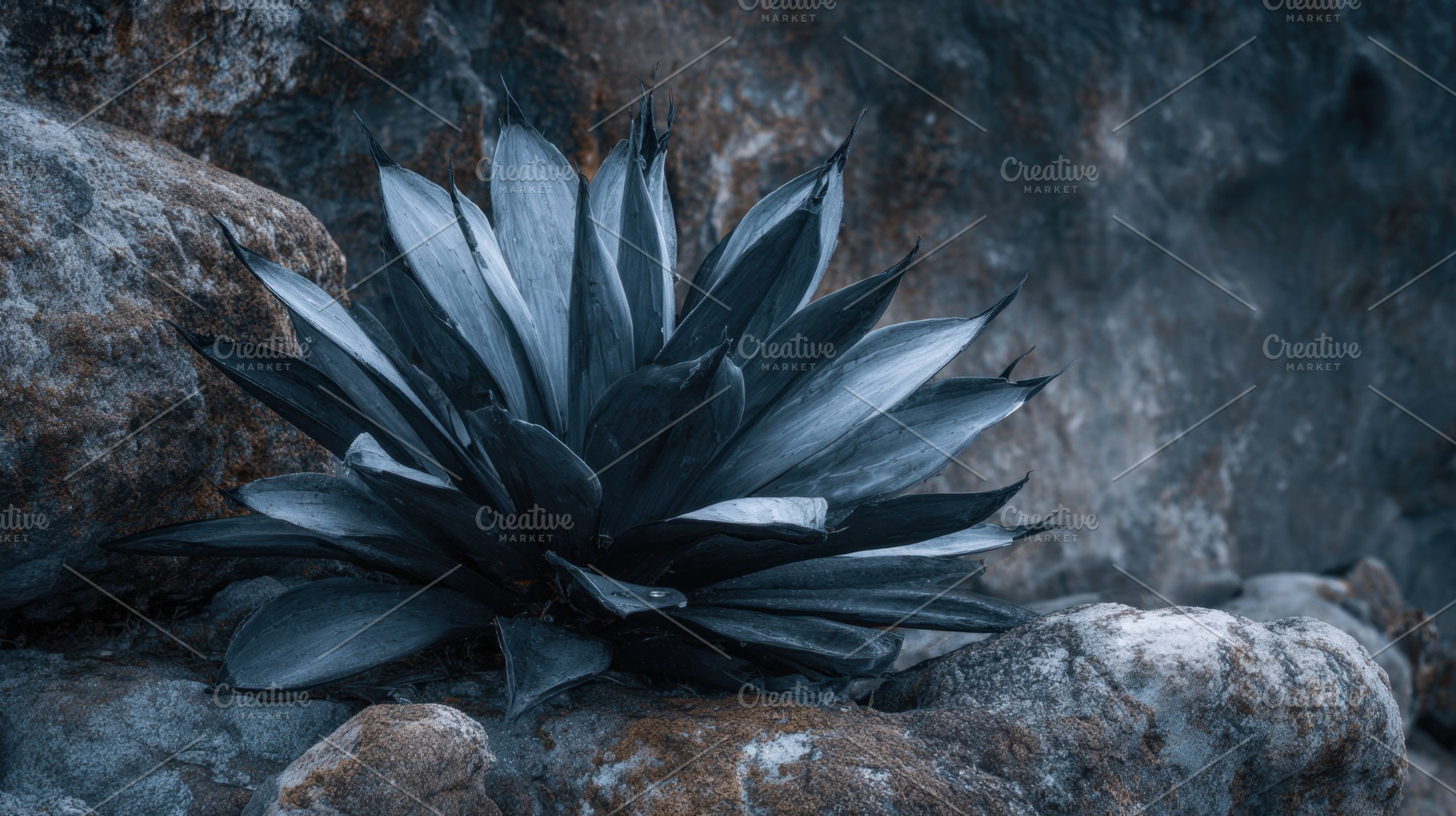 Unique plant growing among stones, a Photo by Beautiful things