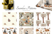 Magic Woodland Friends Collection, an Animal Illustration by Pati Paints (Thumbnail 10 of 19)