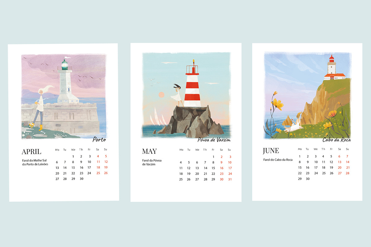 2026 Illustrated Calendar, a Print Template by Dashnpro (Photo 4 of 7)