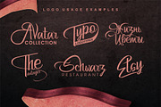 Bertha - Script With Ligatures, a Script Font by Vintage Font Lab (Thumbnail 8 of 10)