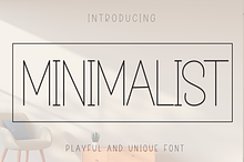 Minimalis | Script Font