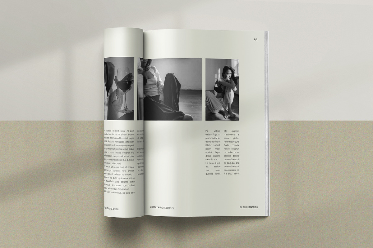 Lifestyle Magazine Template, a Magazine Template by Olion Lora (Photo 5 of 24)