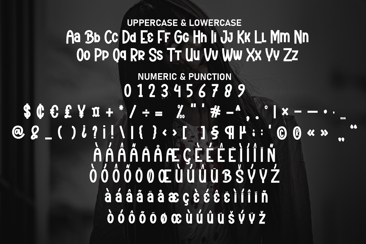 Spooky Girls | Script Font, a Script Font by Scratchones (Photo 7 of 9)