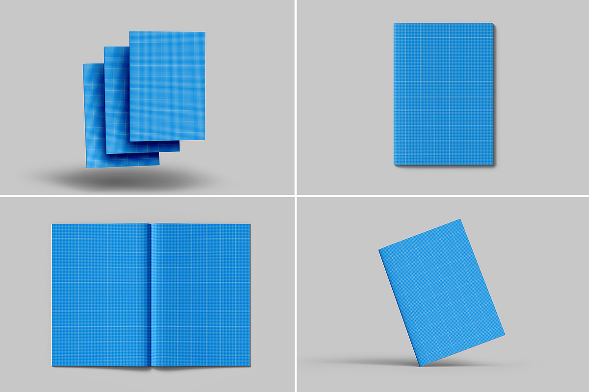 A4 Magazine Mockup Set - 8 views, a Books & Magazine Mockup by Illusiongraphic (Photo 13 of 19)