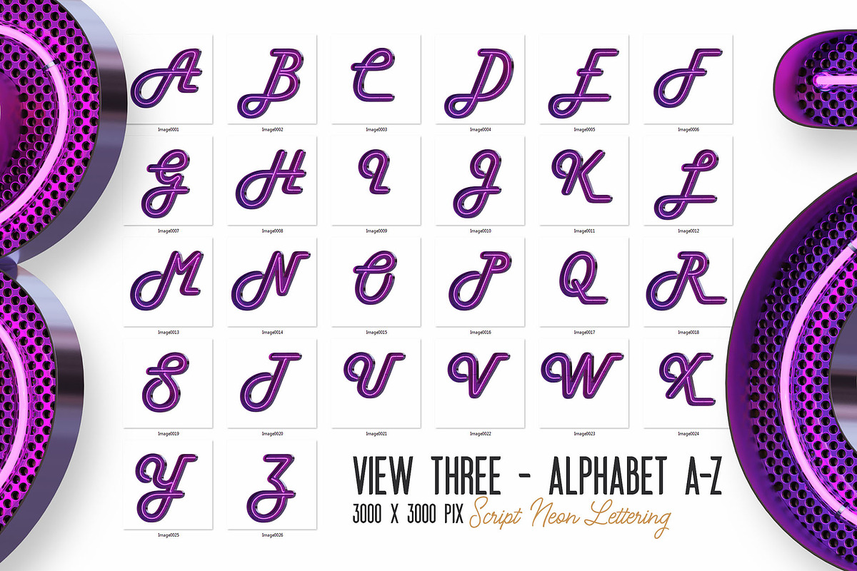 Script Neon 3D Lettering, a Graphic by TVartworks (Photo 17 of 25)