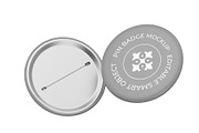 Round Metal Pin Badge Mockup, an Advertising Mockup by graphypix (Thumbnail 3 of 4)