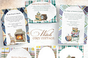Authentic Cozy Witch Cottage Clipart, a Seasonal Illustration by ArtCreationsDesign (Thumbnail 13 of 23)