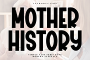 Mother History, a Script Font by FreshTypeINK (Thumbnail 1 of 7)